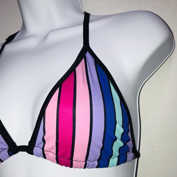 American Apparel Halter String Bikini Top Medium - Picture 2 of 4